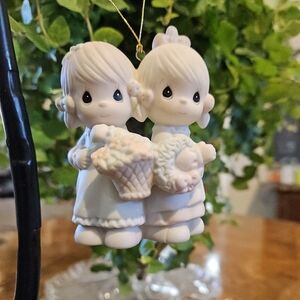Vintage Precious Moments Christmas Ornament "To My Forever Friend" Best Friends